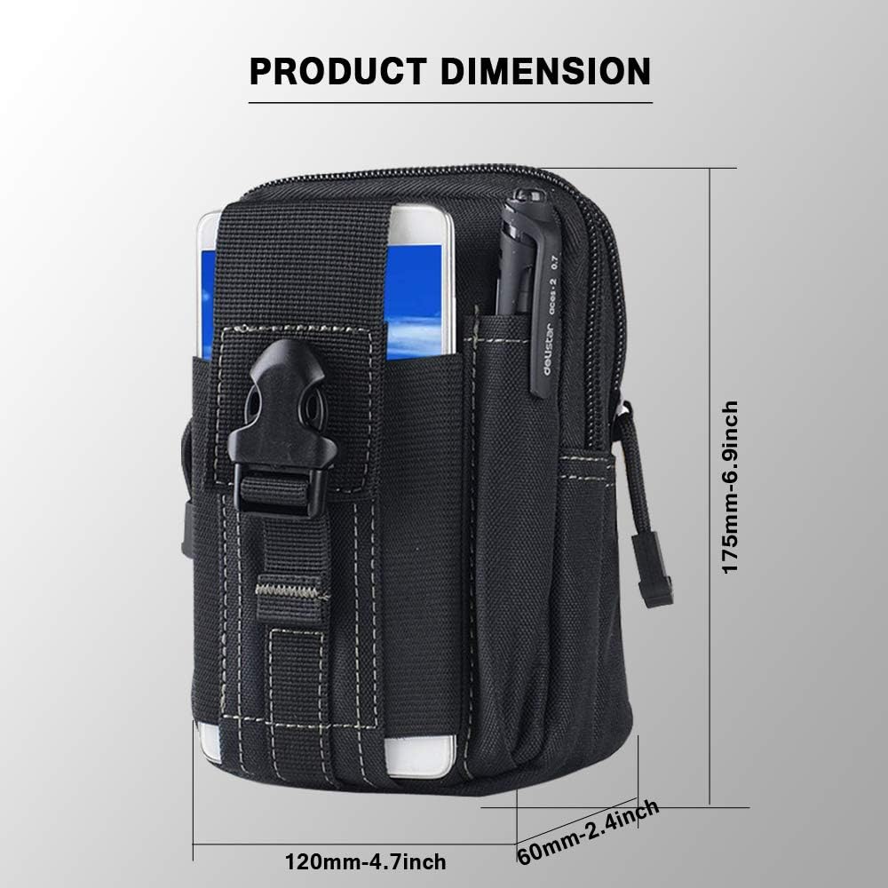Tactical Molle Belt Pouch Mili - Edc Everyday Carry recension och pris