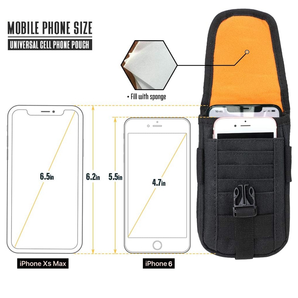 Tactical Phone Pouch Molle,Sma - Edc Carry Pocket recension och pris