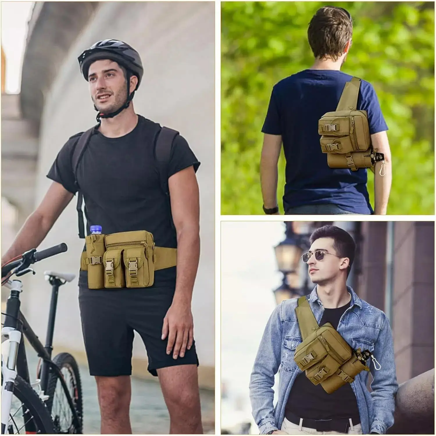 Tactical Fanny Pack for Men Co - Edc Carry Pistols recension och pris