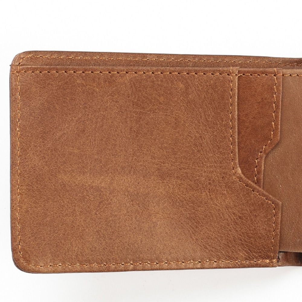 Genuine Leather Mens Wallets S - Money Clip Magnetic recension och pris