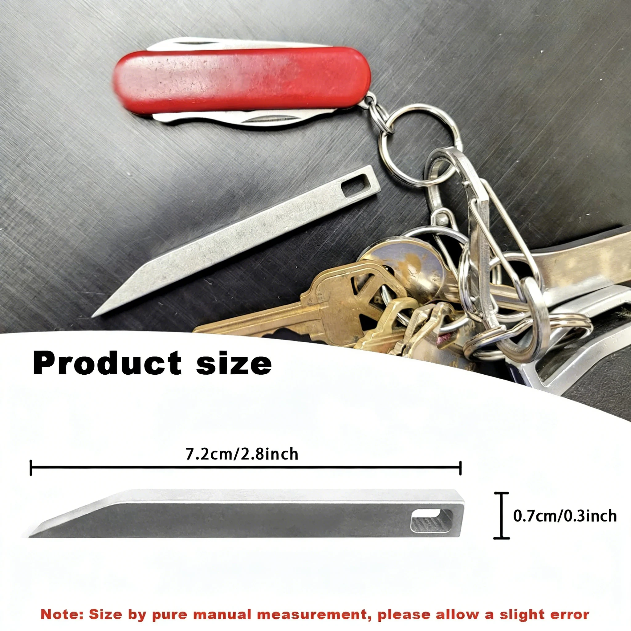 Heavy Duty Keychain Prybar EDC - Edc Everyday Carry recension och pris